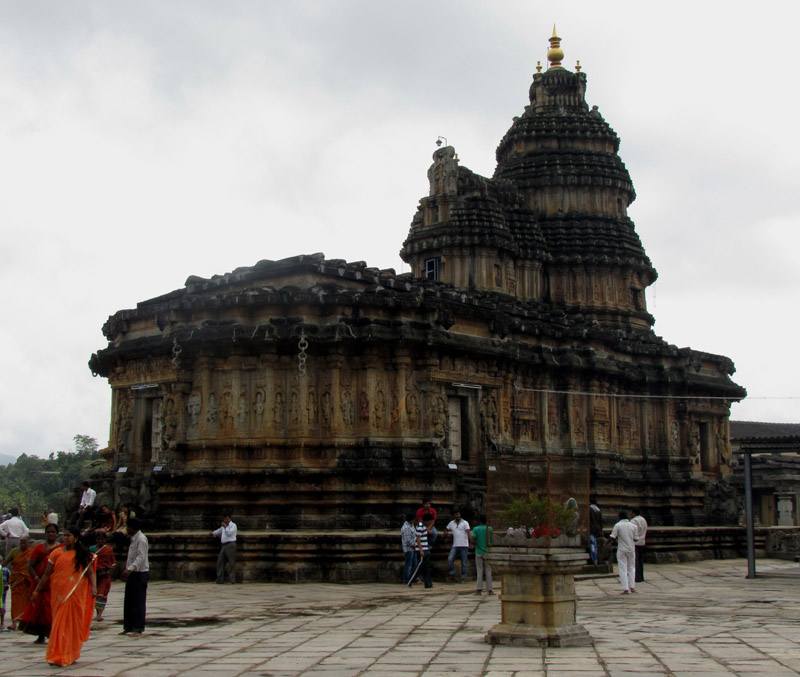 The ancient shrine of Sri Vidyashankara at Sringeri