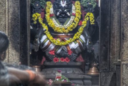 Idol, Sri Yoganarsimha Swamy Temple at Saligrama